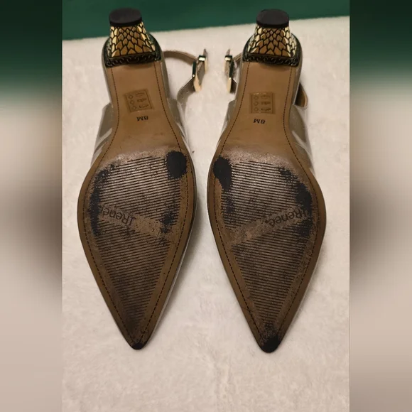 J.Renee Silver Pointed Toe Heels with Glossy Finish - Picture 3 of 6